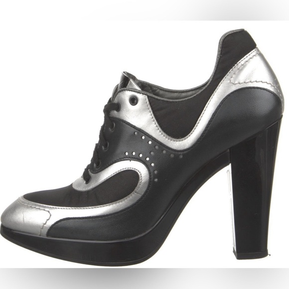 Hogan Leather Ankle Lace-Up Boots Size 10 - Picture 5 of 5